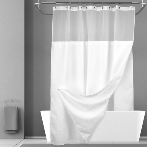 N&Y-HOME-Waffle-Weave-Shower-Curtain-with-Snap-in-Fabric-Liner-Set