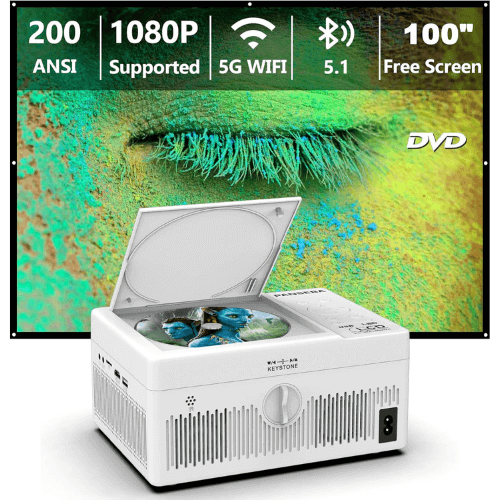 5G-WiFi-Bluetooth-Projector-with-Built-in-DVD-Player