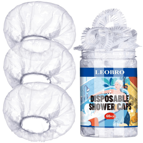 LEOBRO-Disposable-Shower-Caps-60-Pack