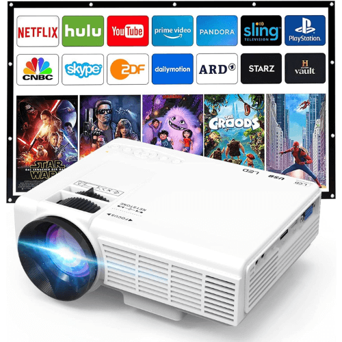 Mini-Projector,-1080p-Full-HD-Supported
